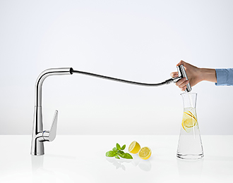 Hansgrohe Kitchen Fitting with Pullout Spout