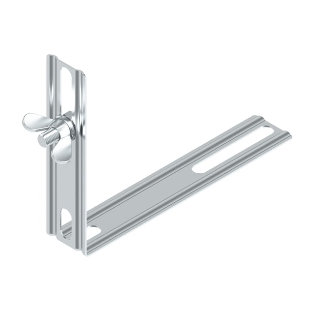 MEETOOT – 4 Staffe Di Montaggio Per Tende Bianche (2 Set) – Profilo Basso, Dimensioni 6x5x2,5 Cm – Per Installazione Su Telaio Finestra - 3