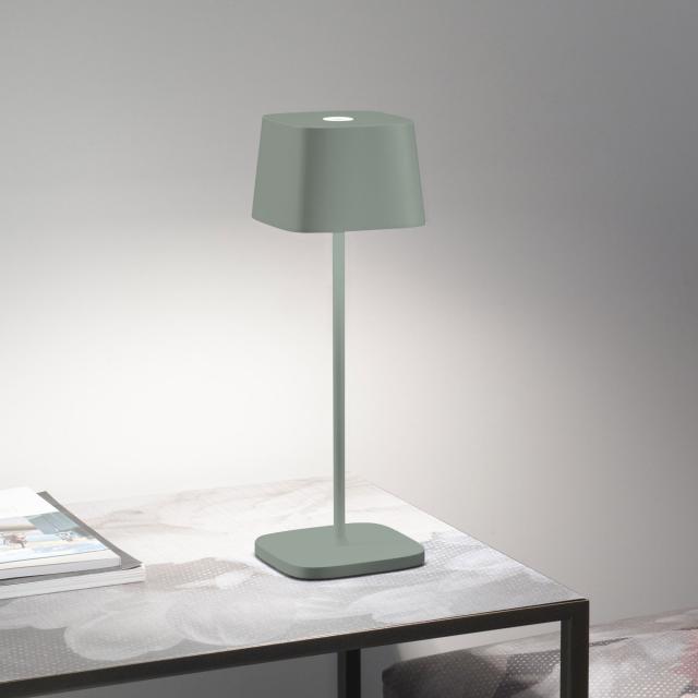 zafferano Ofelia Pro rechargeable LED table lamp with dimmer