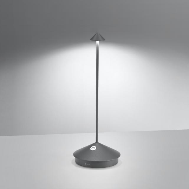 zafferano Pina Pro rechargeable LED table lamp with dimmer