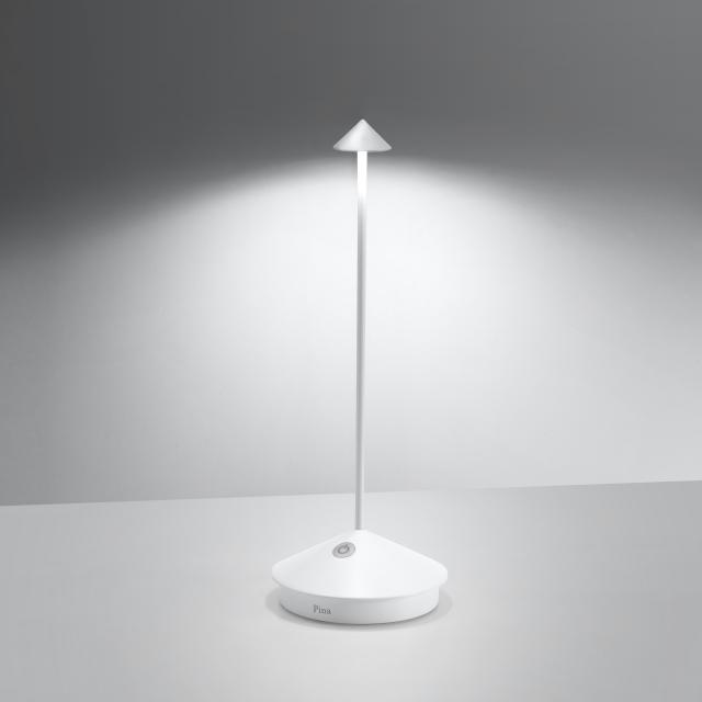 zafferano Pina Pro rechargeable LED table lamp with dimmer