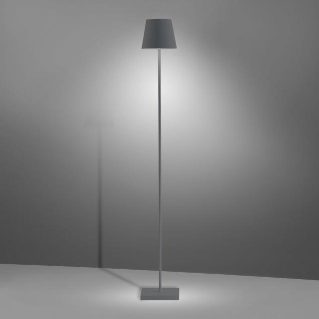 zafferano Poldina Pro rechargeable LED floor lamp with dimmer and CCT
