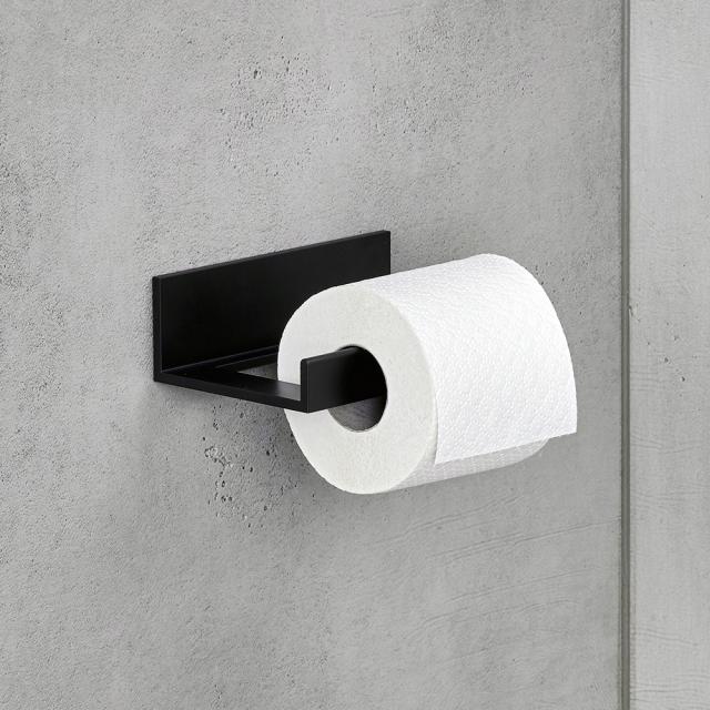 Alape Assist toilet roll holder matt black
