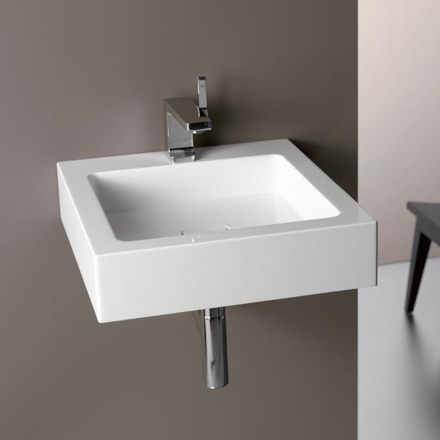 Alape WT.QS hand washbasin with 1 tap hole