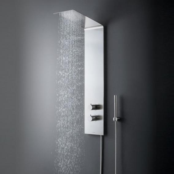 Antoniolupi Vela Wall Mounted Shower System With Thermostat Reuter - Wall Mounted Shower System
