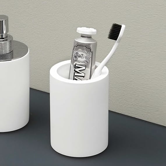 Étagère Murale De Salle De Bain Ideaworks Blanche Avec Organiseur De Cordon