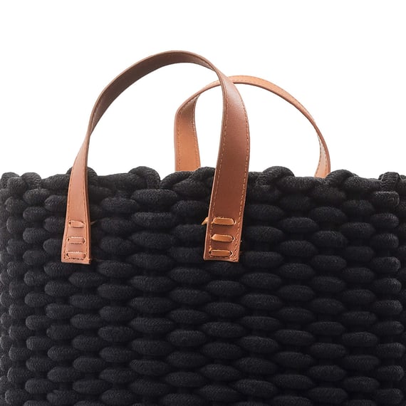 aquanova RUDON Panier à linge noir - RUDLAS-09 | REUTER