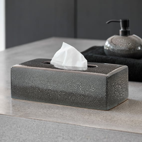 WENKO Boîte à Lingettes Acier Inox - Range Lingettes Cosmétiques 25x8x12 Cm - Satiné