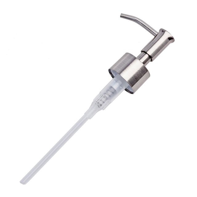 TAIHOBO Pompa di Ricambio per Dispenser Sapone Bagno, 4 Pezzi Testa della Pompa in Acciaio Inox