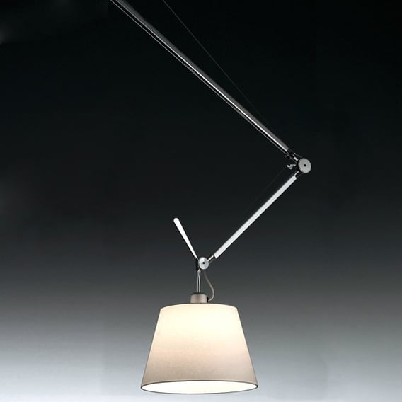 Artemide Tolomeo Basculante Sospensione Decentrata Pendant Light 0629000a 0780020a Reuter