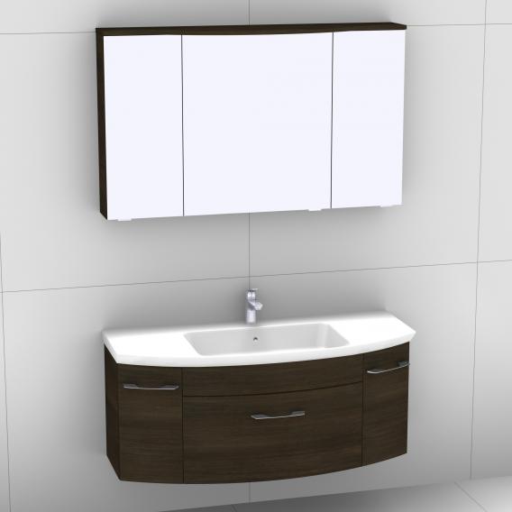 Artiqua 818 Block Washbasin With Vanity, Mocha Bathroom Vanity