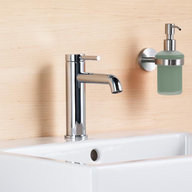 Avenarius Line 280 single lever basin fitting, height 182 mm with Push-Open waste valve