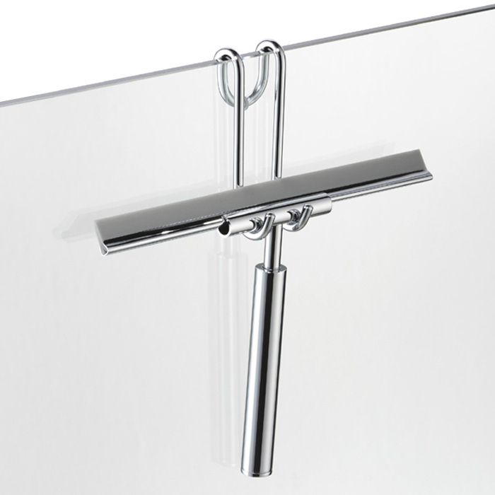 Avenarius Universal Support pour paroi de douche, avec raclette confort, 9004591010