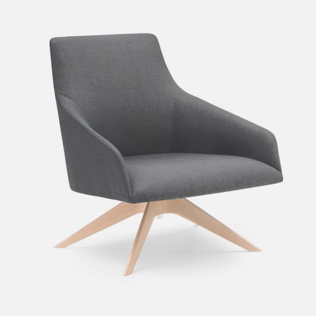 Andreu World Alya low-back armchair, fabric