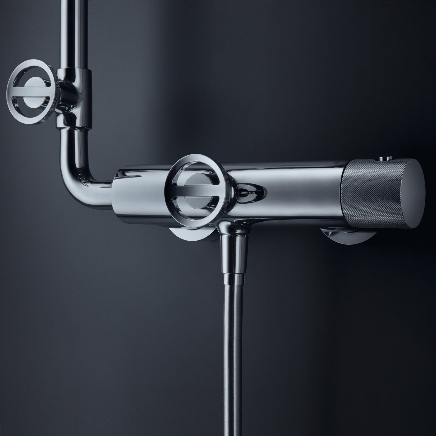 AXOR Front Colonne de douche en applique avec mitigeur thermostatique ...