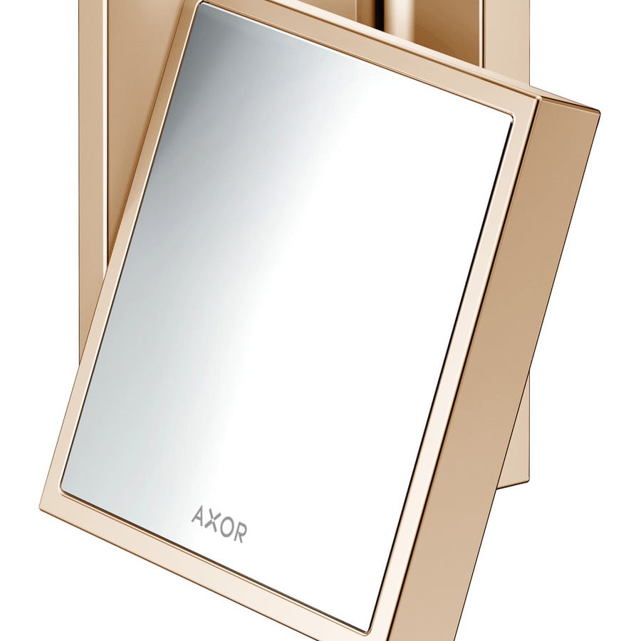 Axor Rouge AXOR Universal Rectangular Miroir cosmétique, grossissement x 1,7 or ...