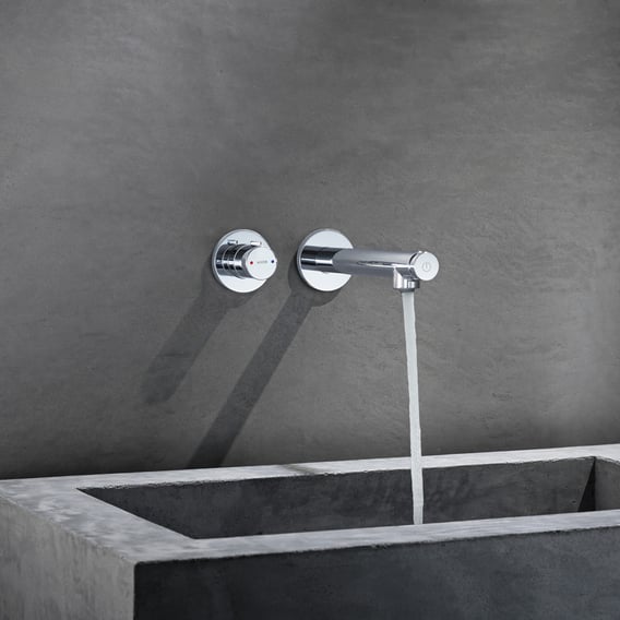 Mijnwerker Raak verstrikt buurman AXOR Uno Select wall-mounted basin fitting projection: 225 mm, chrome -  45113000 | REUTER