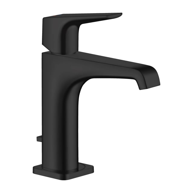 Rubinetto Per Lavabo Nero Con Scarico Pop-up – Miscelatore Monocomando In Ottone Per Bagno, Design Quadrato, Con Tubi Di Alimentazione