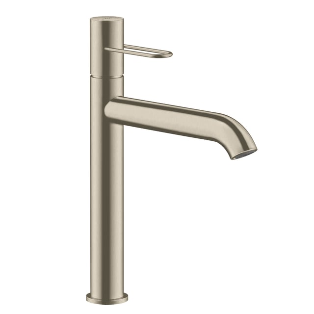 Gistuch Rubinetto Singolo Per Acqua Fredda, Rubinetto Singolo Per Acqua Fredda In Acciaio Inossidabile G12 Spazzolato Con Corpo Alto Maniglia Singola Un Foro Per Lavabo 86201565