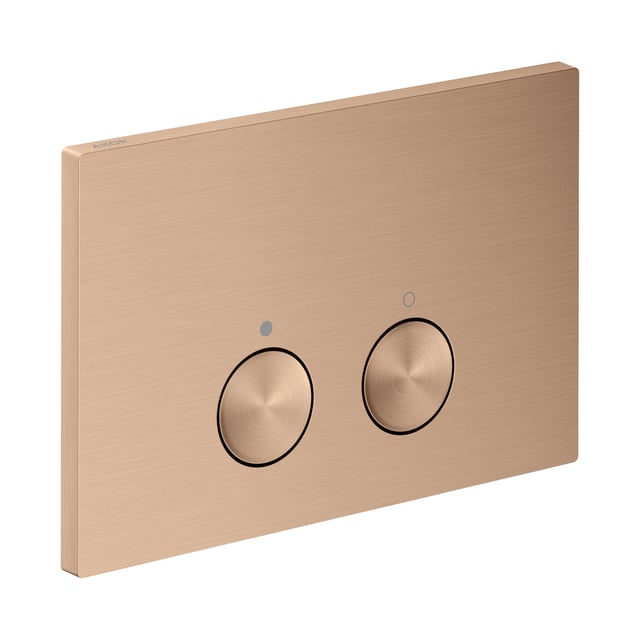 Axor Rouge AXOR FlushPlate Plaque de déclenchement or rouge brossé - 42530310 | REUTER