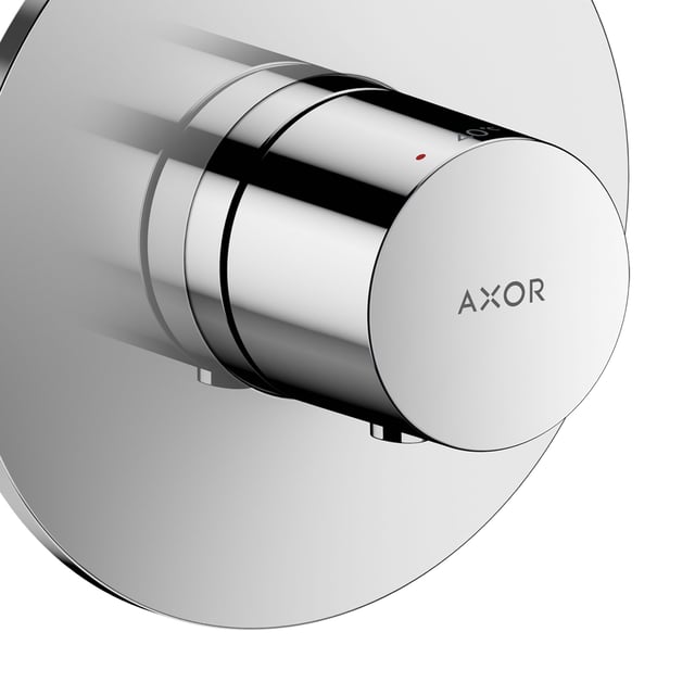 Miscelatore Termostatico Doccia Da Muro – Ottone Massiccio Cromato, Blocco Sicurezza 38°C, Universale 150 Mm