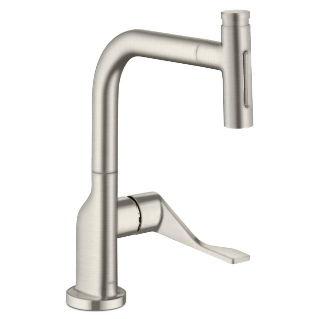 AXOR Citterio Select single lever kitchen fitting 230 2jet with pull-out spray and sBox stainless steel