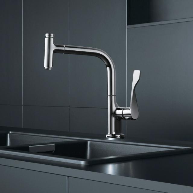 AXOR Citterio Select single-lever kitchen mixer tap, with pull-out spout and sBox chrome
