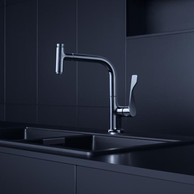 AXOR Citterio Select single-lever kitchen mixer tap, with pull-out spout chrome