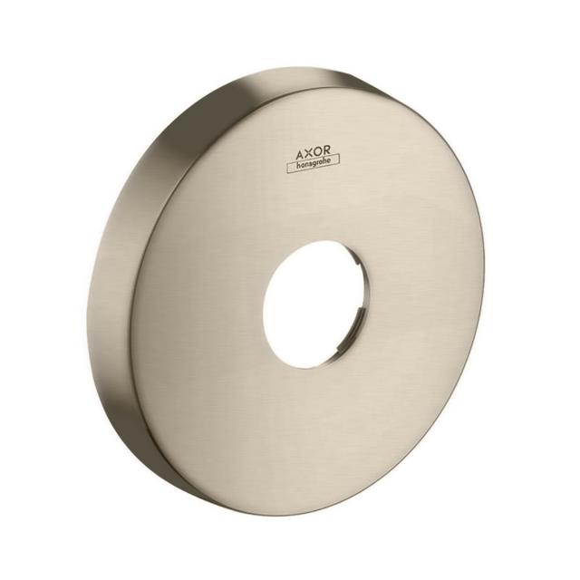 AXOR extension escutcheon, round, one hole brushed nickel