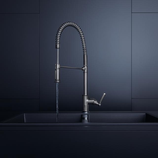 AXOR Montreux Semi-Pro single-lever kitchen mixer tap brushed stainless steel