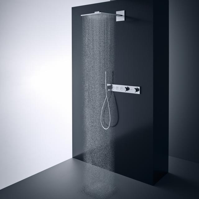 AXOR ShowerSolutions 2jet overhead shower with shower arm chrome