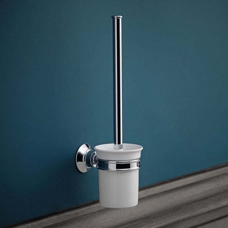 AXOR Montreux wall-mounted, toilet brush set chrome - 42035000 | reuter.com