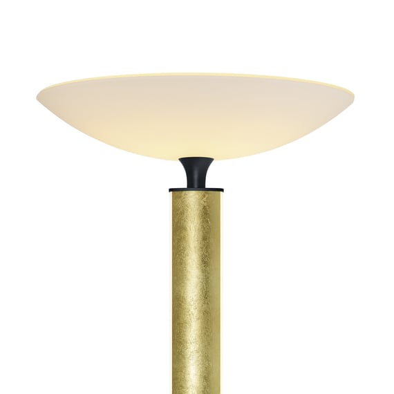 Lampada da terra LED Osana oro con 3 temperature di colore 3200 lumen, dimmerabile INSPIRE