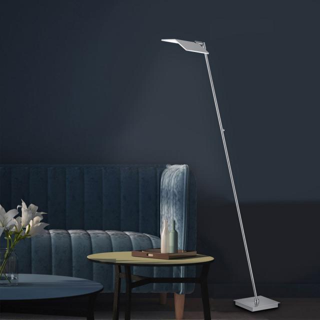 BANKAMP BOOK LED floor lamp with dimmer and CCT, single-headed