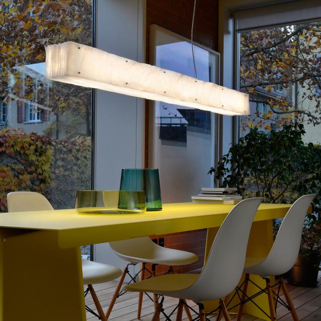 belux one by one LED pendant light with dimmer
