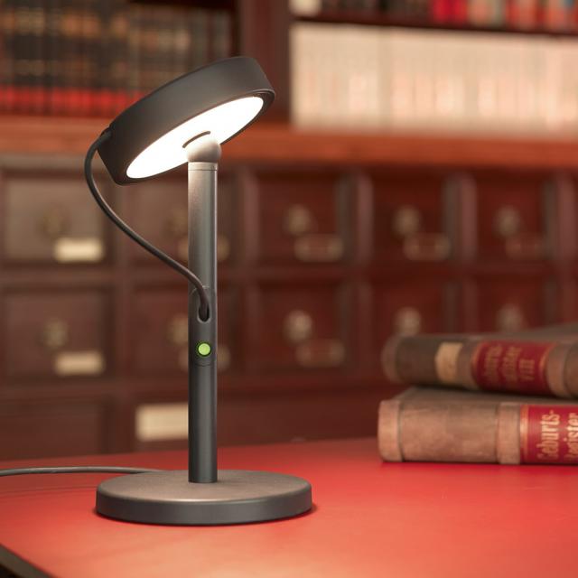 belux u-turn LED table lamp with dimmer