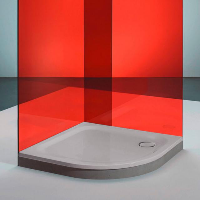 Bette Corner quadrant shower tray quartz, with BetteAnti-Slip Pro