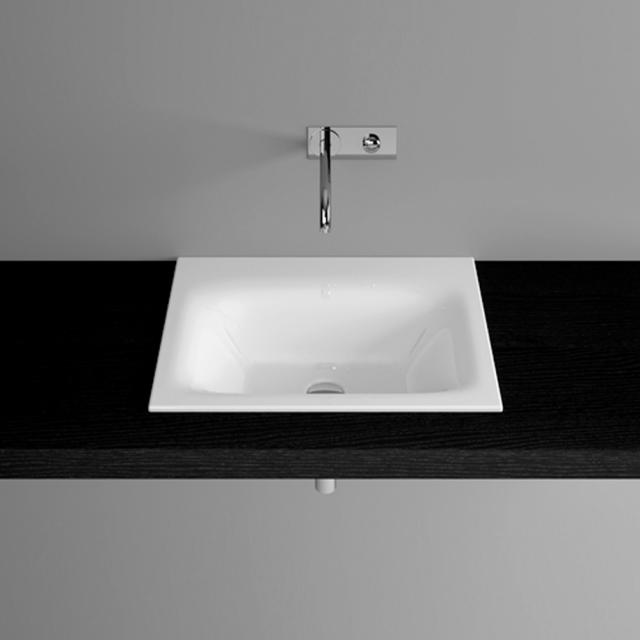 Bette Lux drop-in washbasin white