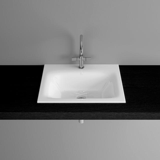 Bette Lux drop-in washbasin white, with BetteGlaze