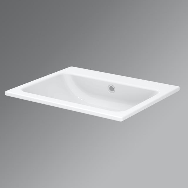 Bette One drop-in washbasin white, without tap hole