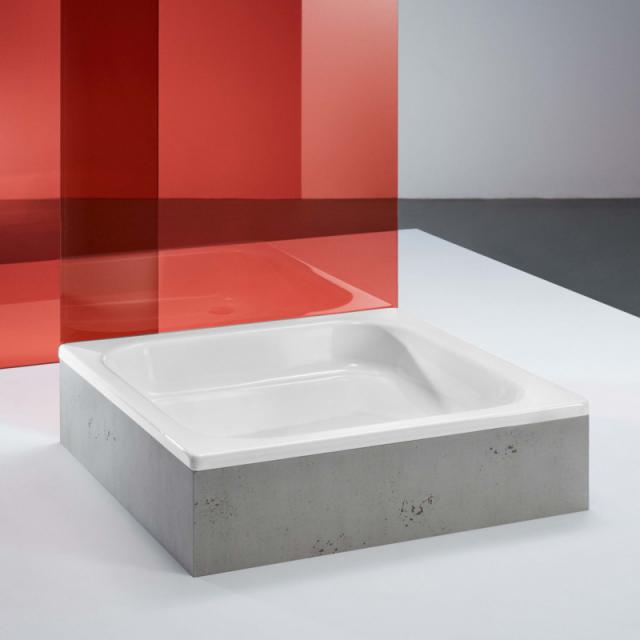 Bette Quinta rectangular/square shower tray white, with BetteAnti-Slip