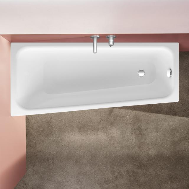 Bette Space compact bath, built-in white