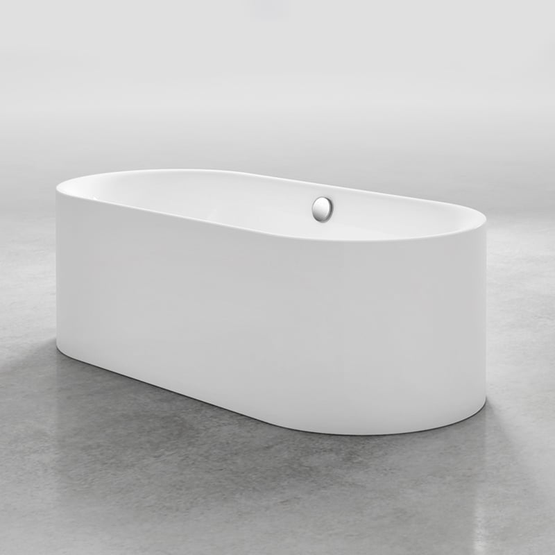 Bette Lux Oval Silhouette freestanding bath white bath ...