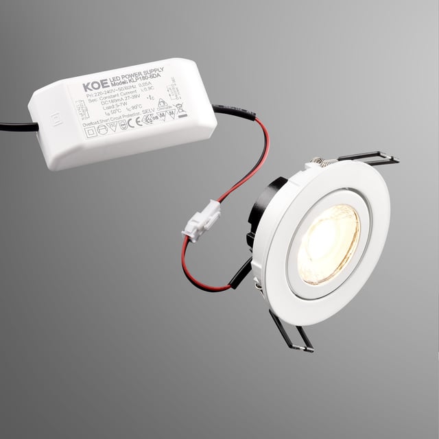 FARETTO LED DA Incasso, Faretti LED Ultra Piatti 230V, Luci da Incasso