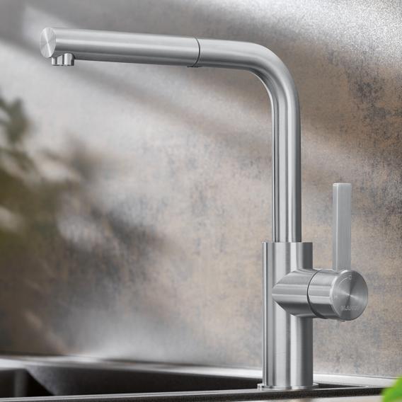 Blanco Lanora-S single-lever kitchen mixer tap, with pull-out spout
