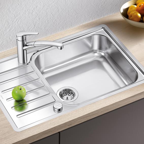 Blanco Lantos XL 6 S-IF Compact kitchen sink with drainer, reversible