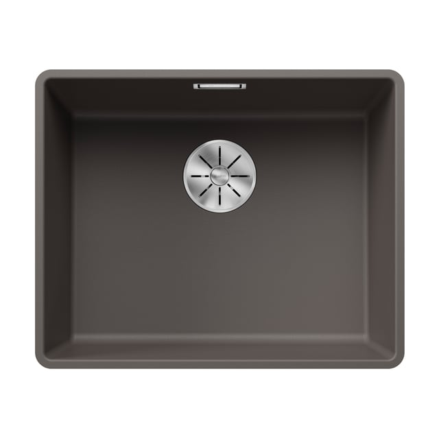 Lavello Da Cucina Grigio 58x53cm, Lavandino Da Cucina A 1 Vasca Sifone Classico Accessori Lavabo Da Cucina Incasso Al Mobile 60cm Di Primagran 87006838