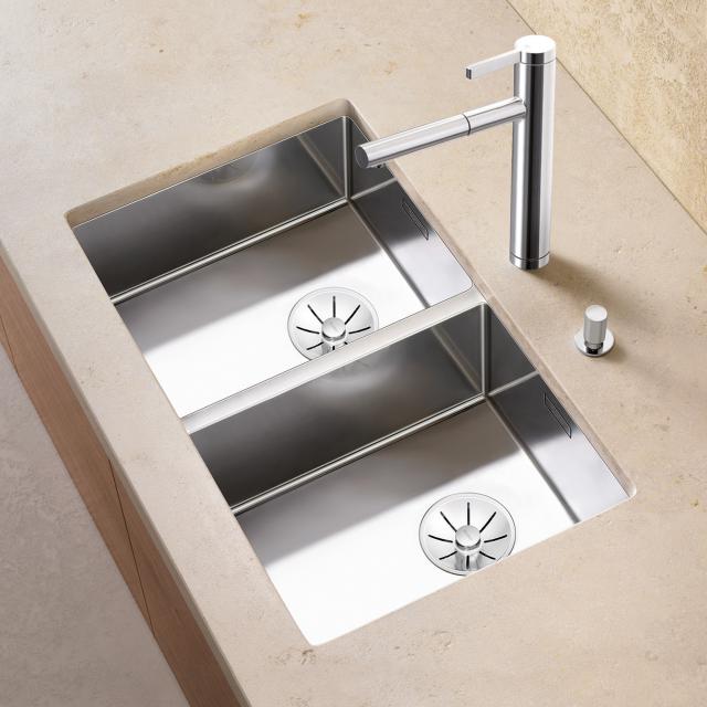 Blanco Claron 400/400-U double kitchen sink