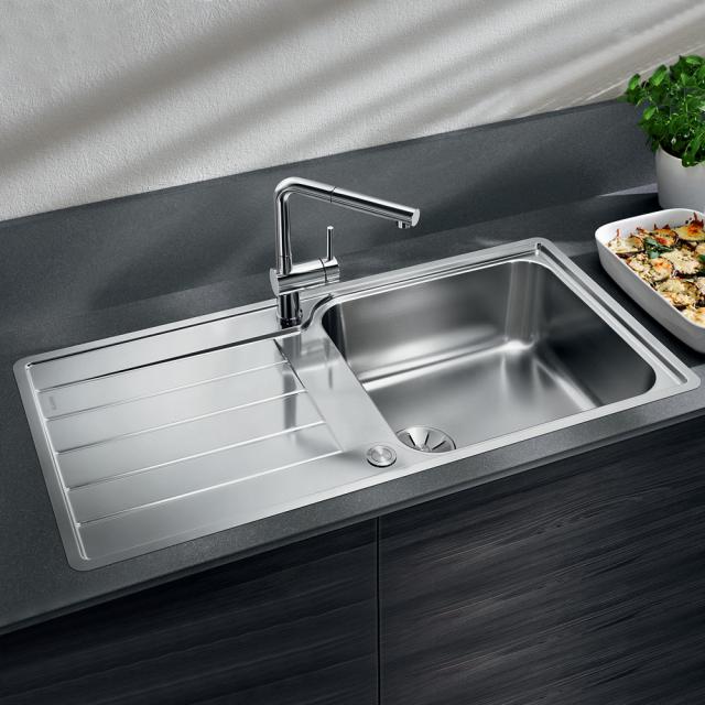 Blanco Classimo XL 6 S-IF kitchen sink with drainer, reversible