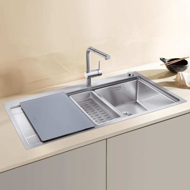 Blanco Divon II 6-S-IF kitchen sink with half bowl and drainer